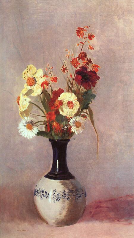 Vase of Flowers, Odilon Redon